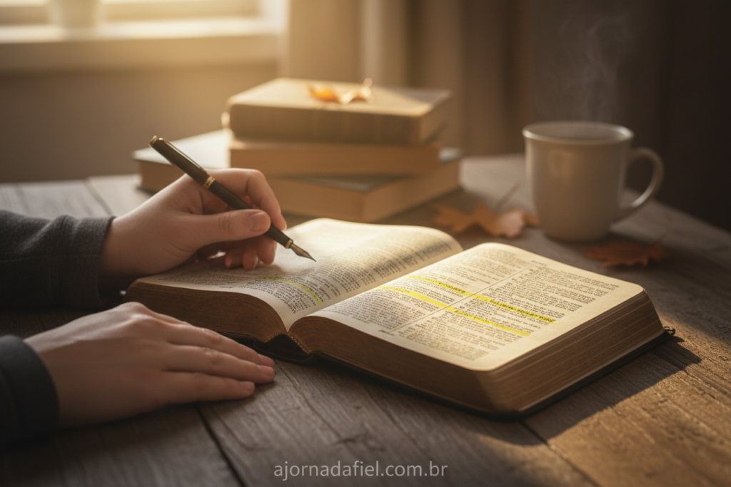 Versículos chave para estudo bíblico sobre esperança